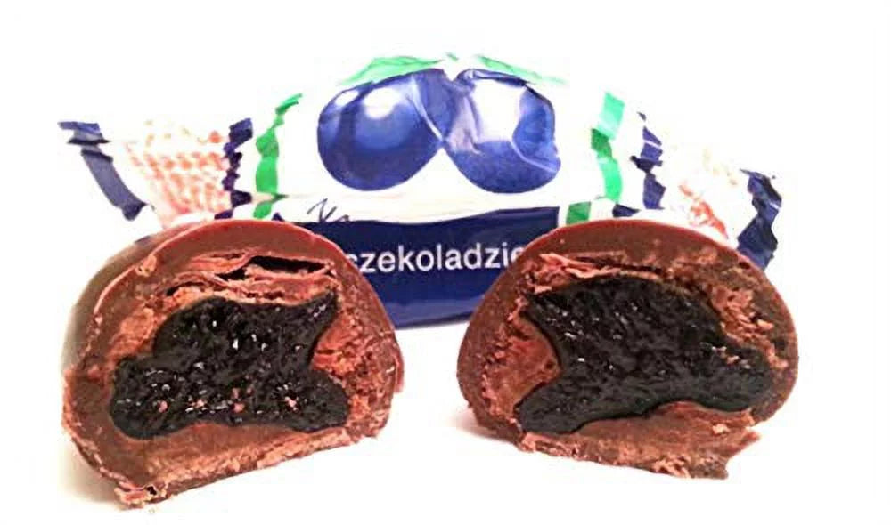 Candied Plums With Cocoa Cream And Chocolate 3 Kg B3736