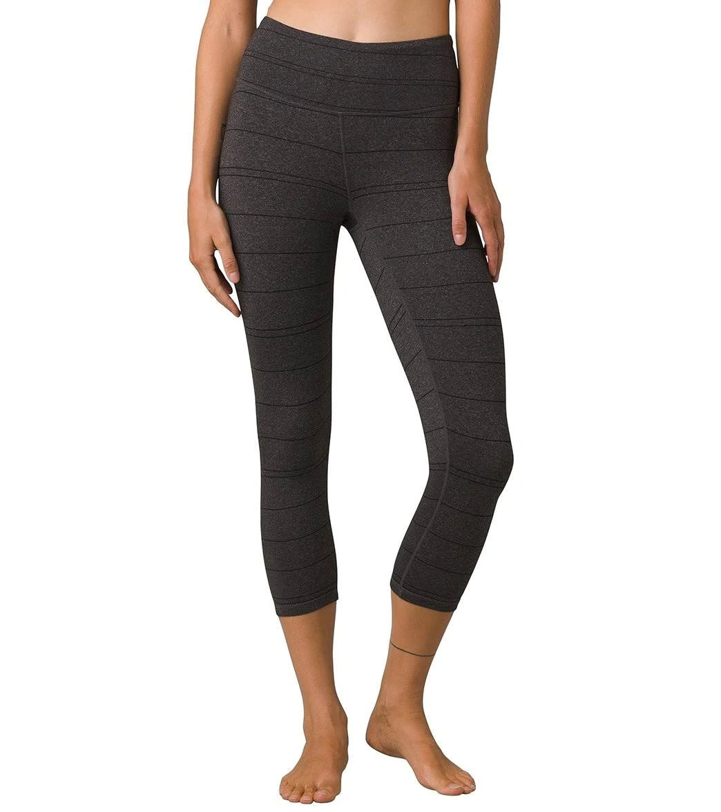Charcoal Stripe Capri B44088