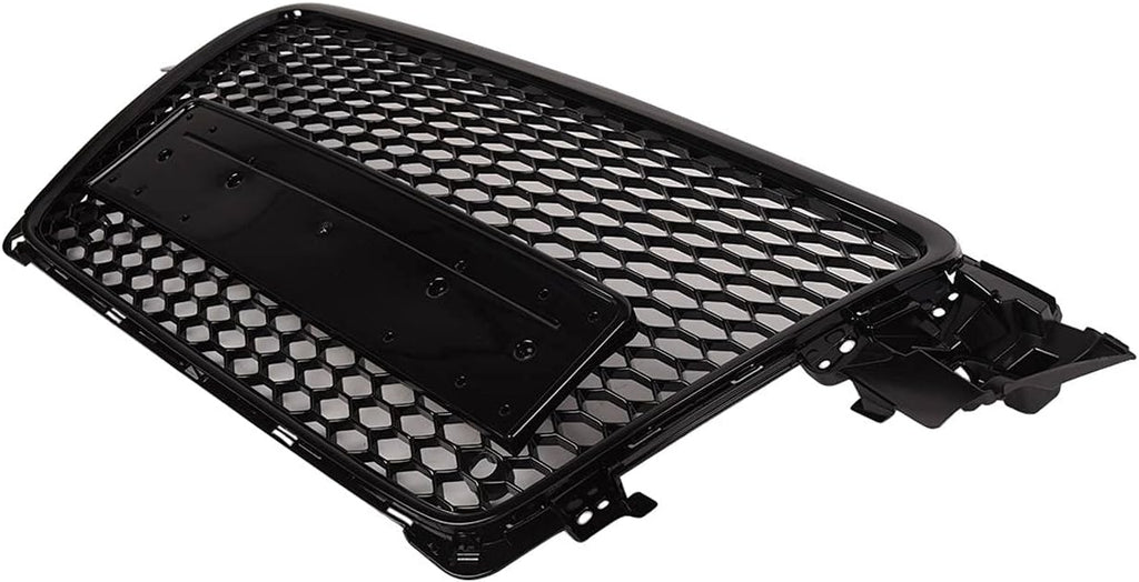 Gloss Black Front Mesh Grille for Audi A4 Sedan W937