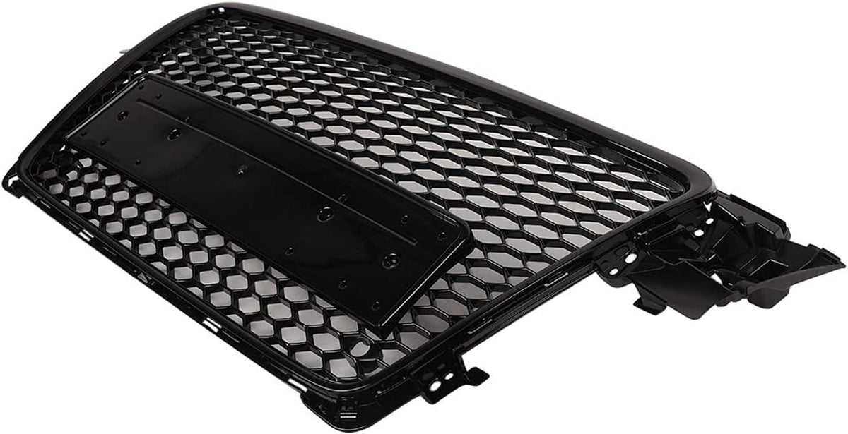 Gloss Black Front Mesh Grille for Audi A4 Sedan W937