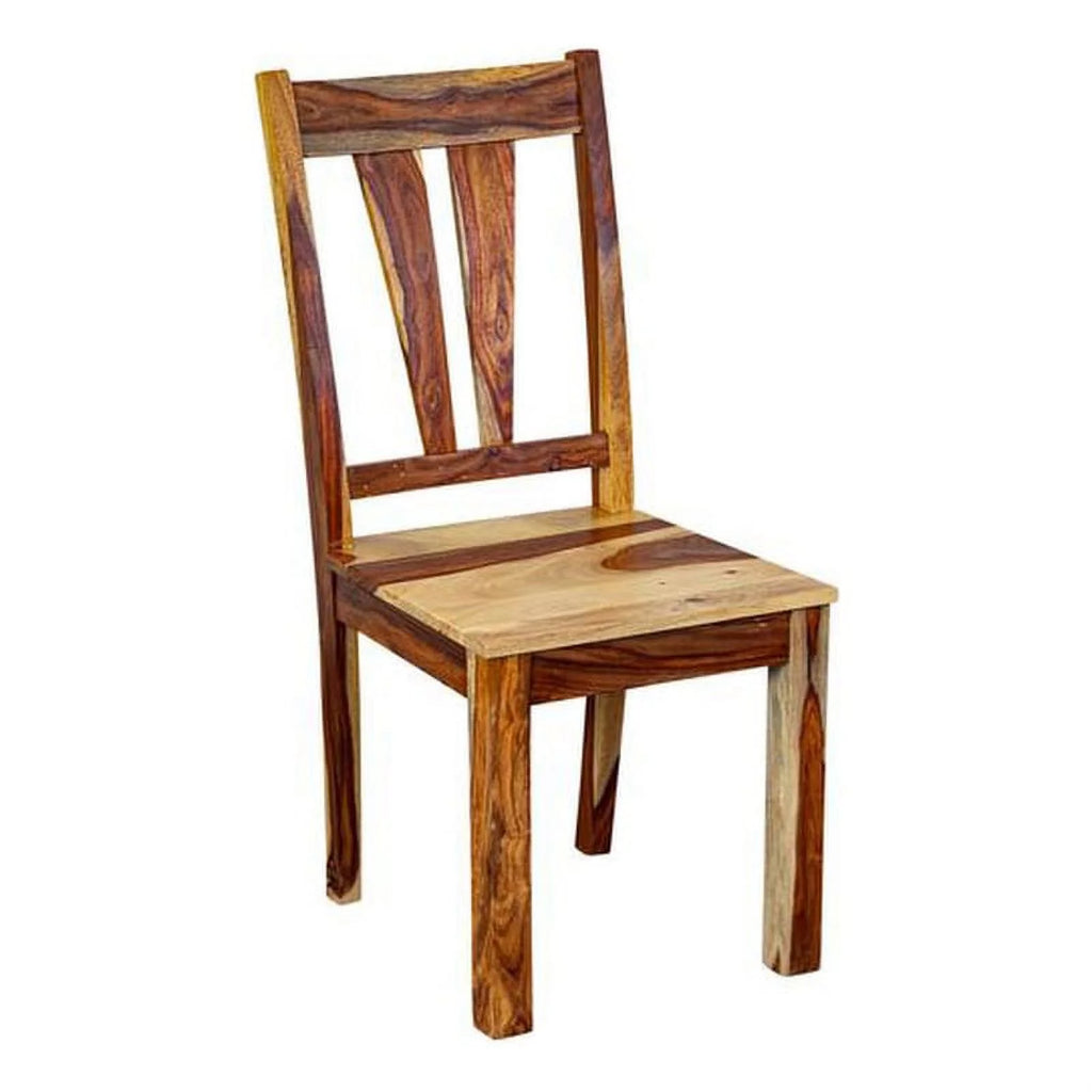 Brown Solid Wood Dining Side Chair I360251