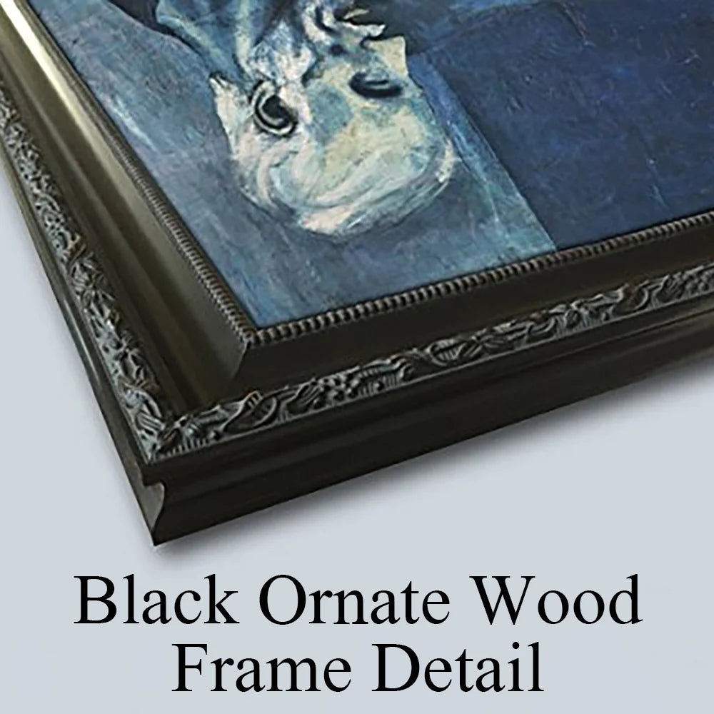 Black Ornate Framed Art Print K77491
