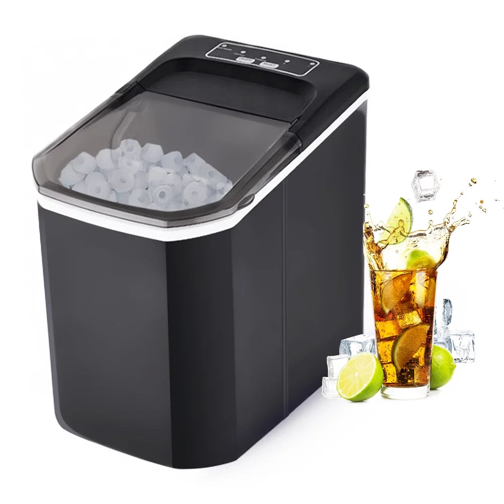 Countertop Ice Maker, 26lbs in 24Hrs, Self-Cleaning Ice Machine with Basket C760