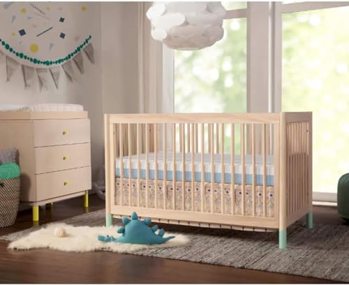 White Pink Dual Sided Memory Foam Crib Mattress H534546