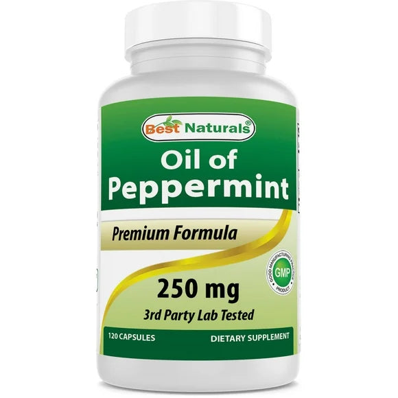 Peppermint Oil 250 mg 120 Capsules V368