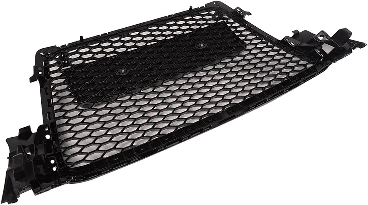 Gloss Black Front Mesh Grille for Audi A4 Sedan W937