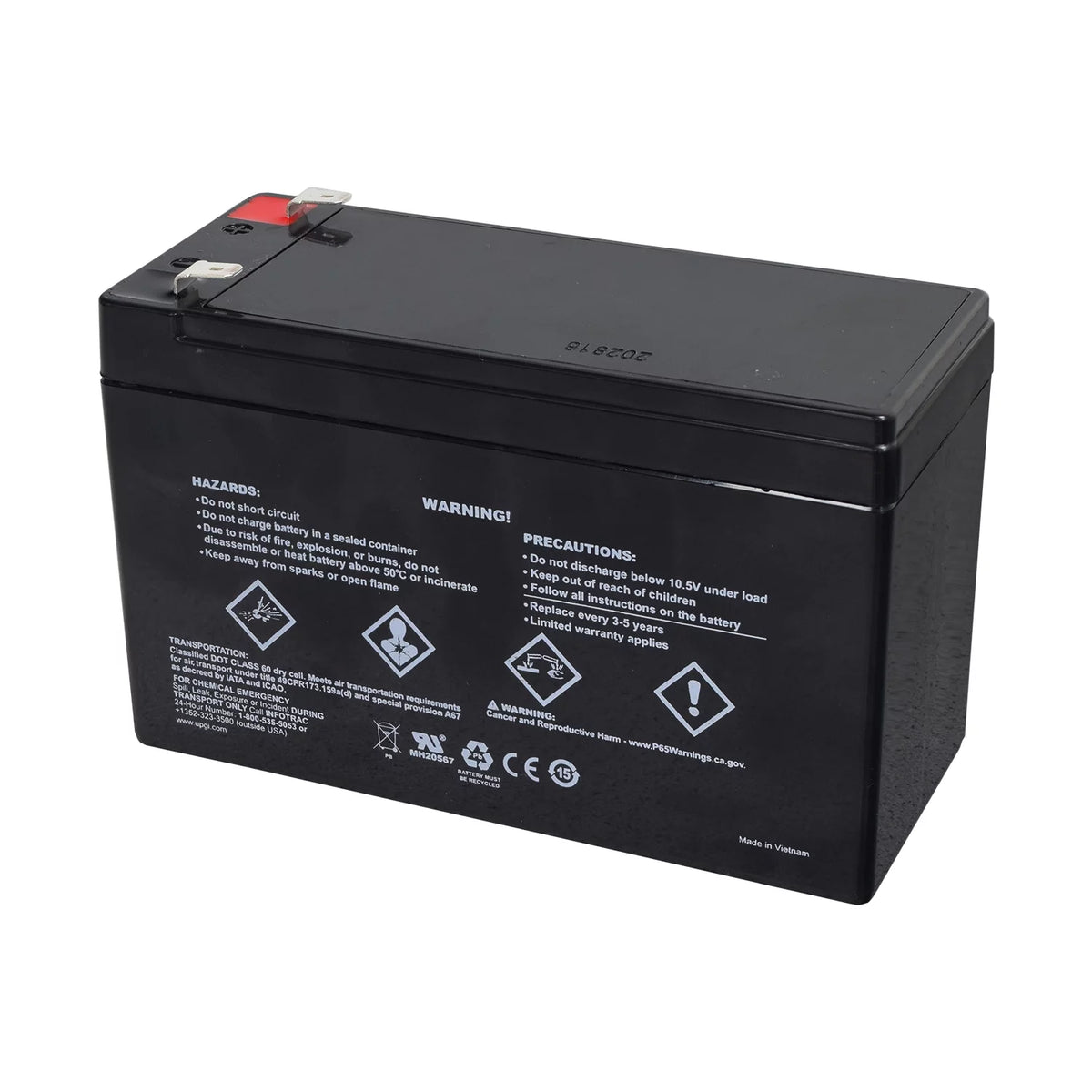 24 Volt 9 Ah Battery Pack with Wiring Harness J546