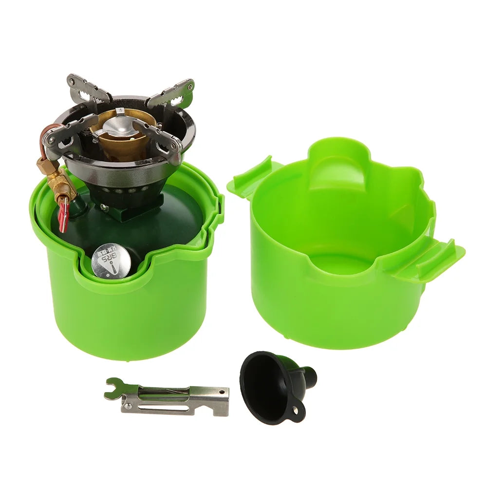 Portable Gasoline-burning Camping Furnace Cooker R260417