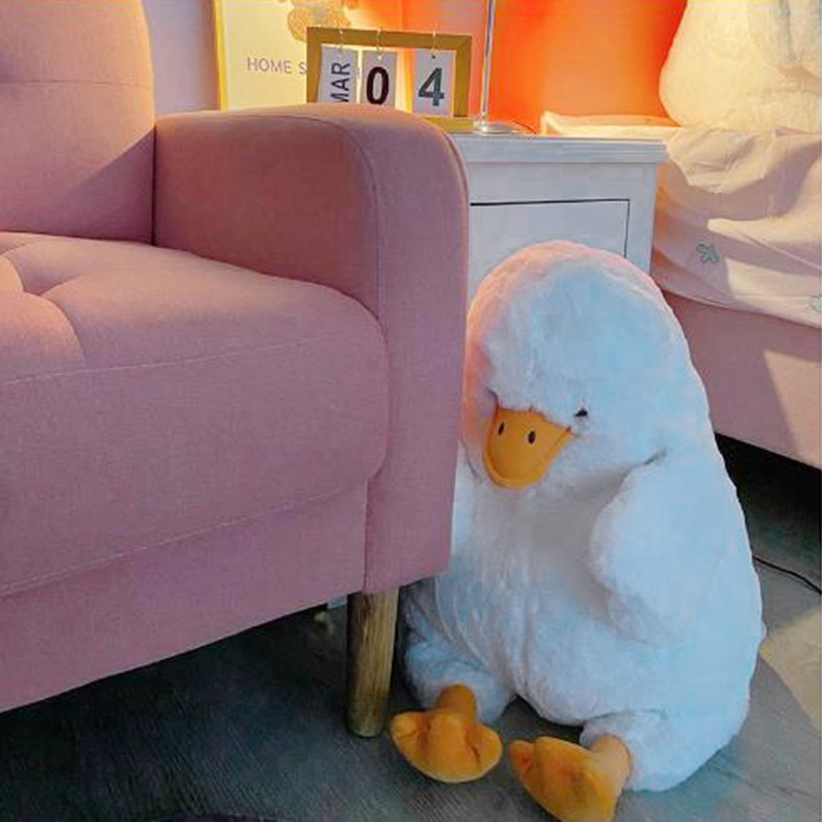 Cartoon Duck Plush Doll Throw Pillow Stuffed Toy K710