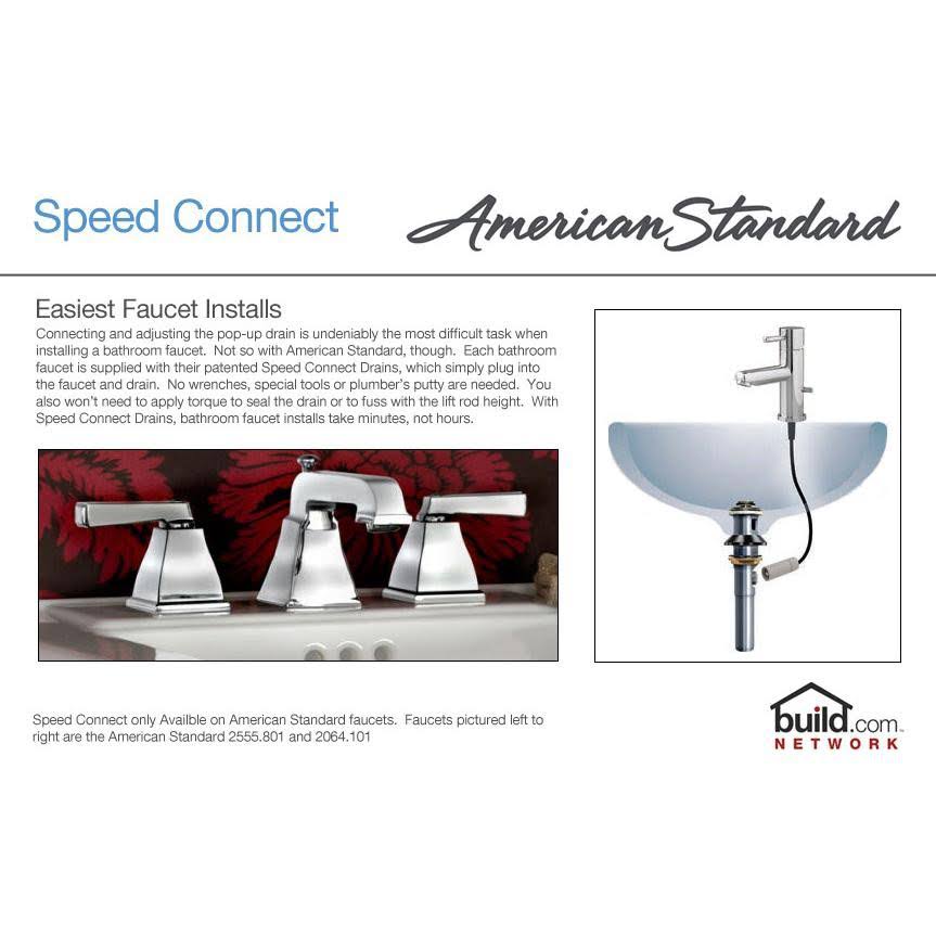 Chrome 2-Handle Widespread Bathroom Faucet Z325484