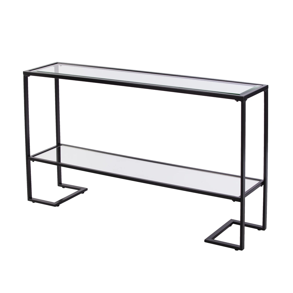 Black Narrow Console Table F615