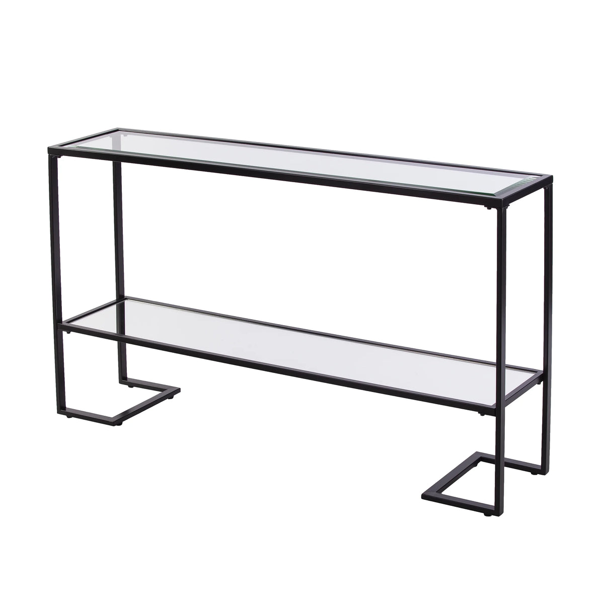 Black Narrow Console Table F615