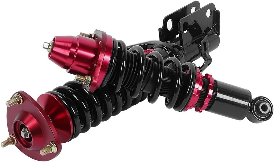 2 Front + 2 Rear Metal Damper Strut Coilover Suspension Kit F363602