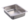 2/3 Size 4" Deep Stainless Steel Steam Table Pan W934