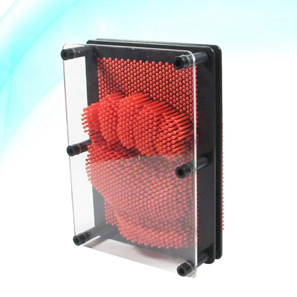 Large Size Red 3-Dimensional Pin Art Board Toy A738
