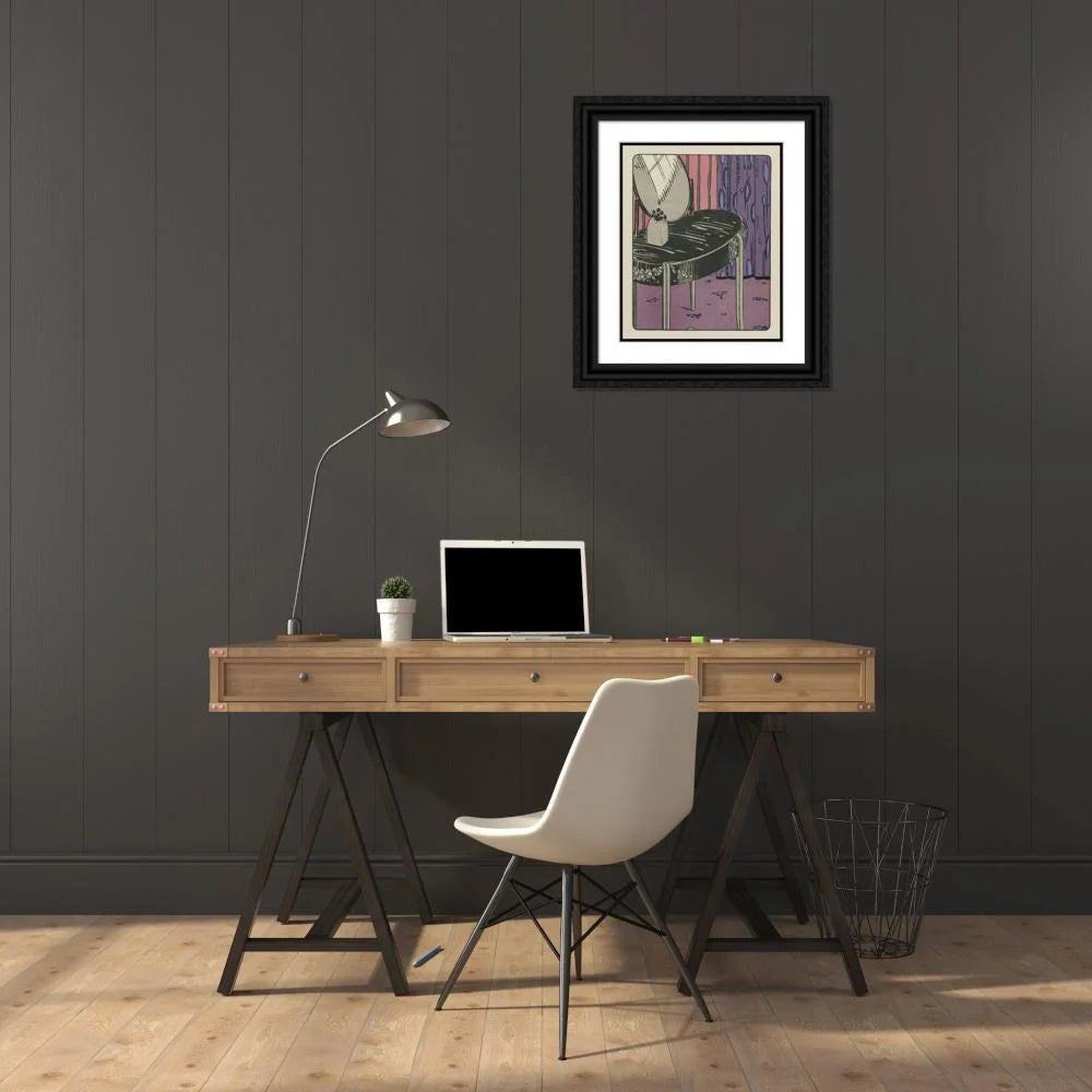 Black Ornate Framed Art Print K77491
