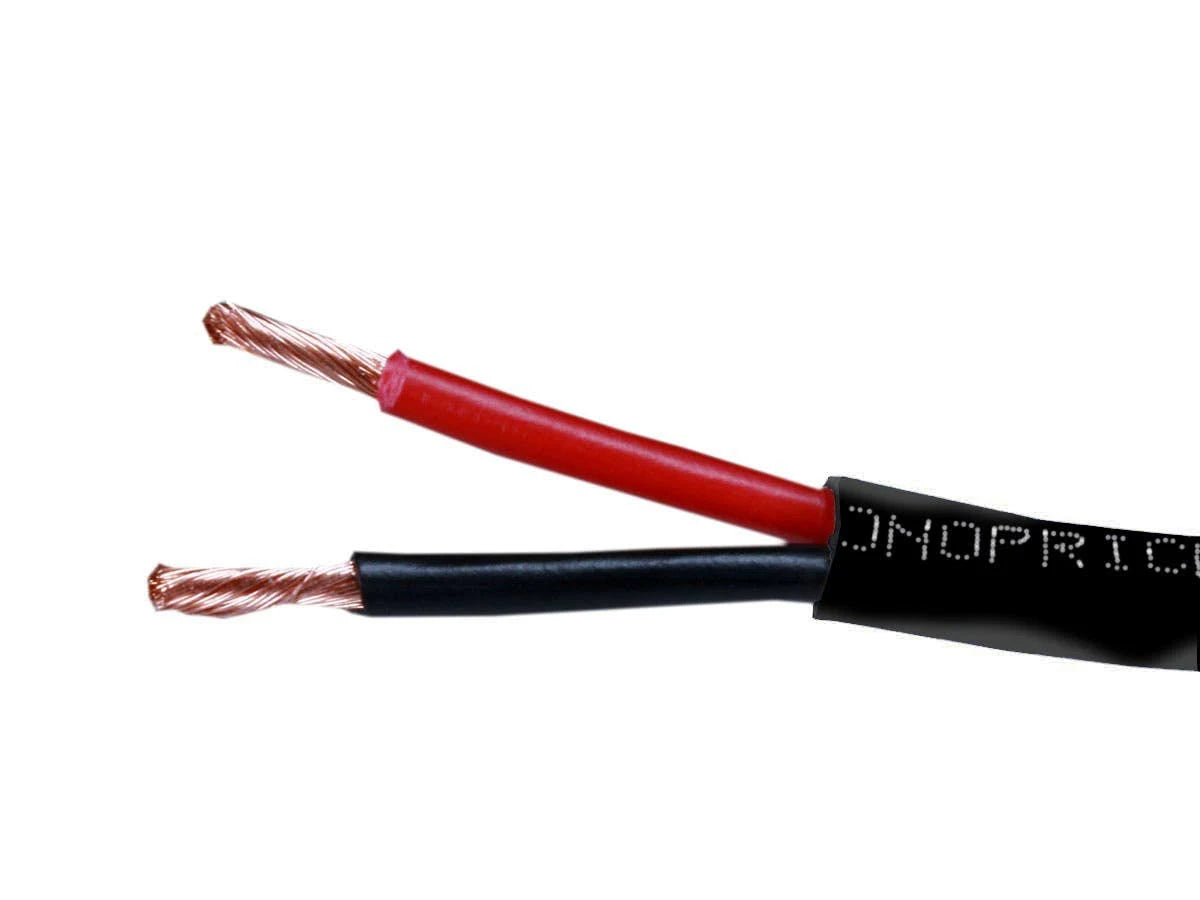 12AWG CL2 Rated 2-Conductor Speaker Wire, 500ft, Black H571