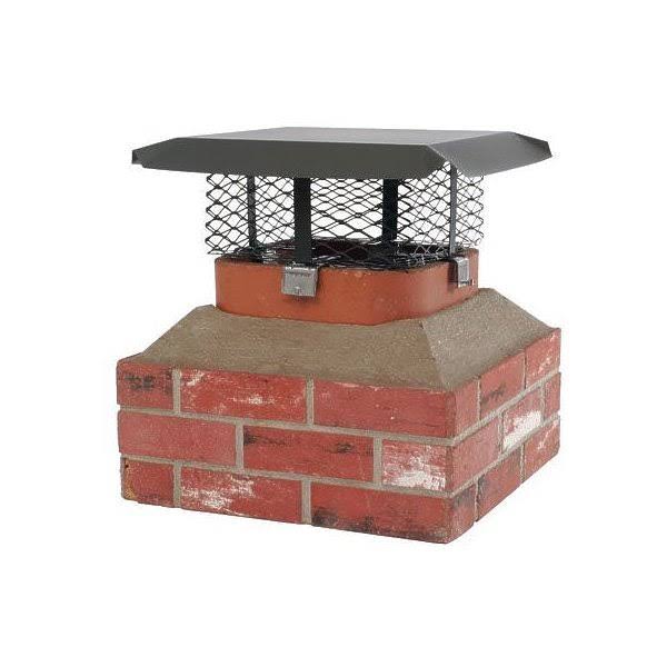 Large Galv Steel Chimney Cap with 3/4x22 Mesh M896