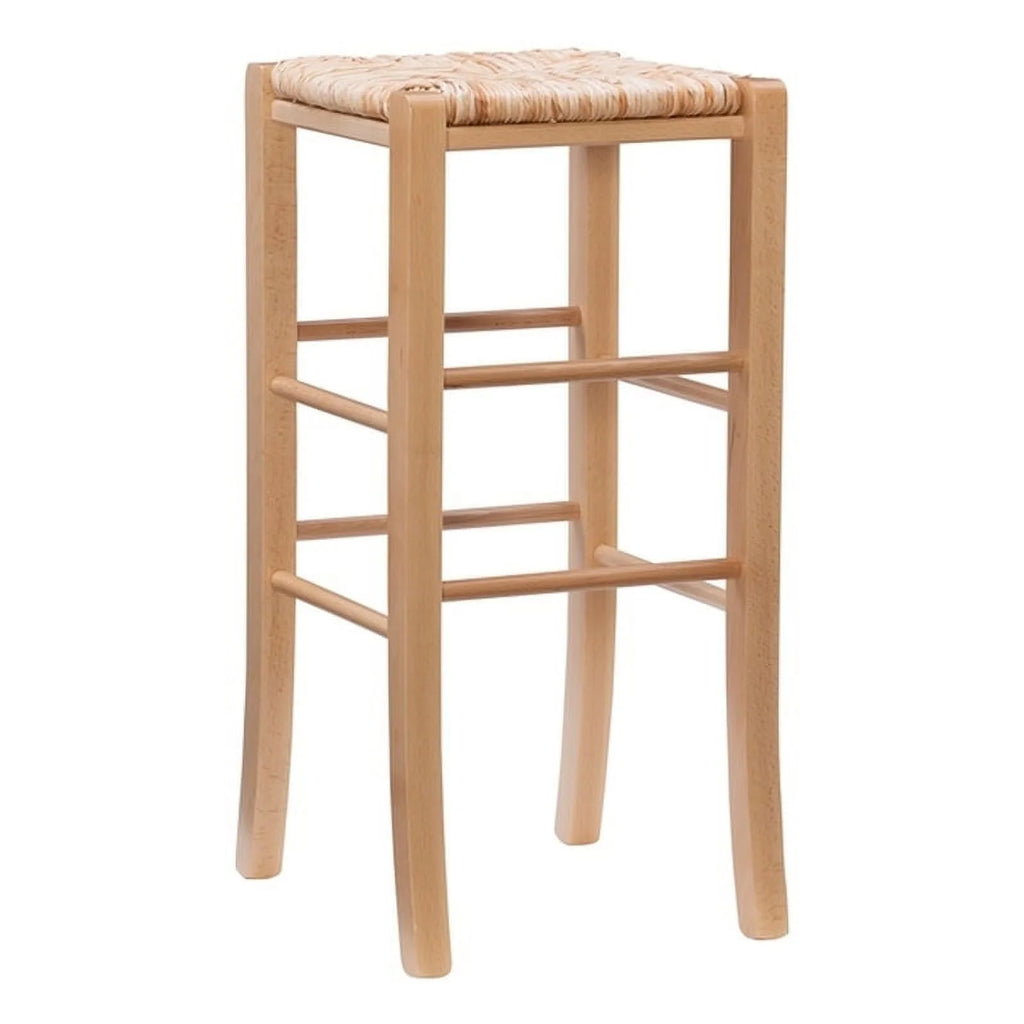 29.15" Traditional Wood Backless Bar Stool D6768