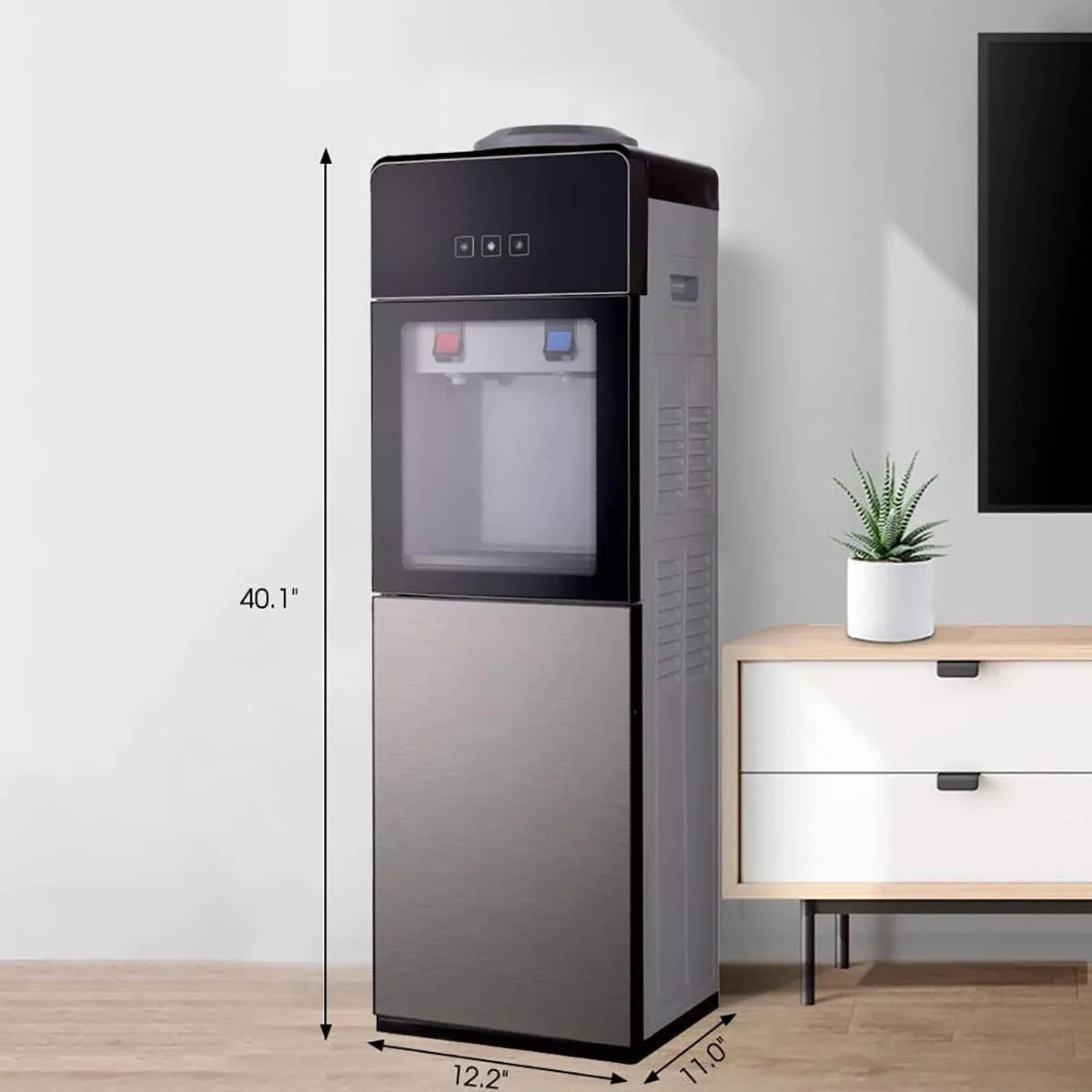 Top-Loading Hot & Cold Water Dispenser with Storage Cabinet S616