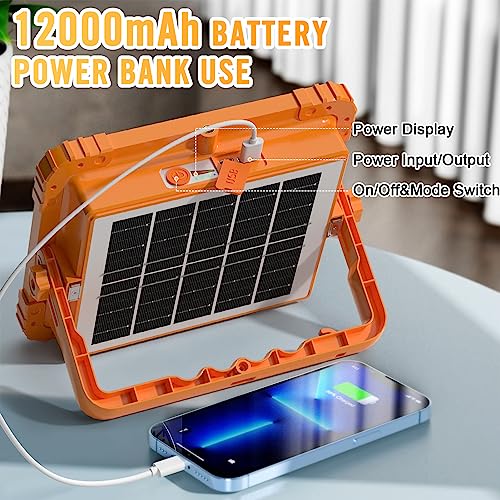 100W LED Solar Work Light, 10000LM Magnetic Worklight, IP66 Waterproof U169523