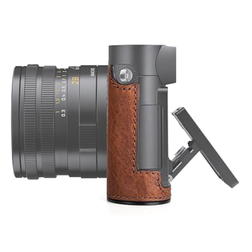 Genuine Leather Camera Case with Bottom Hole D33077