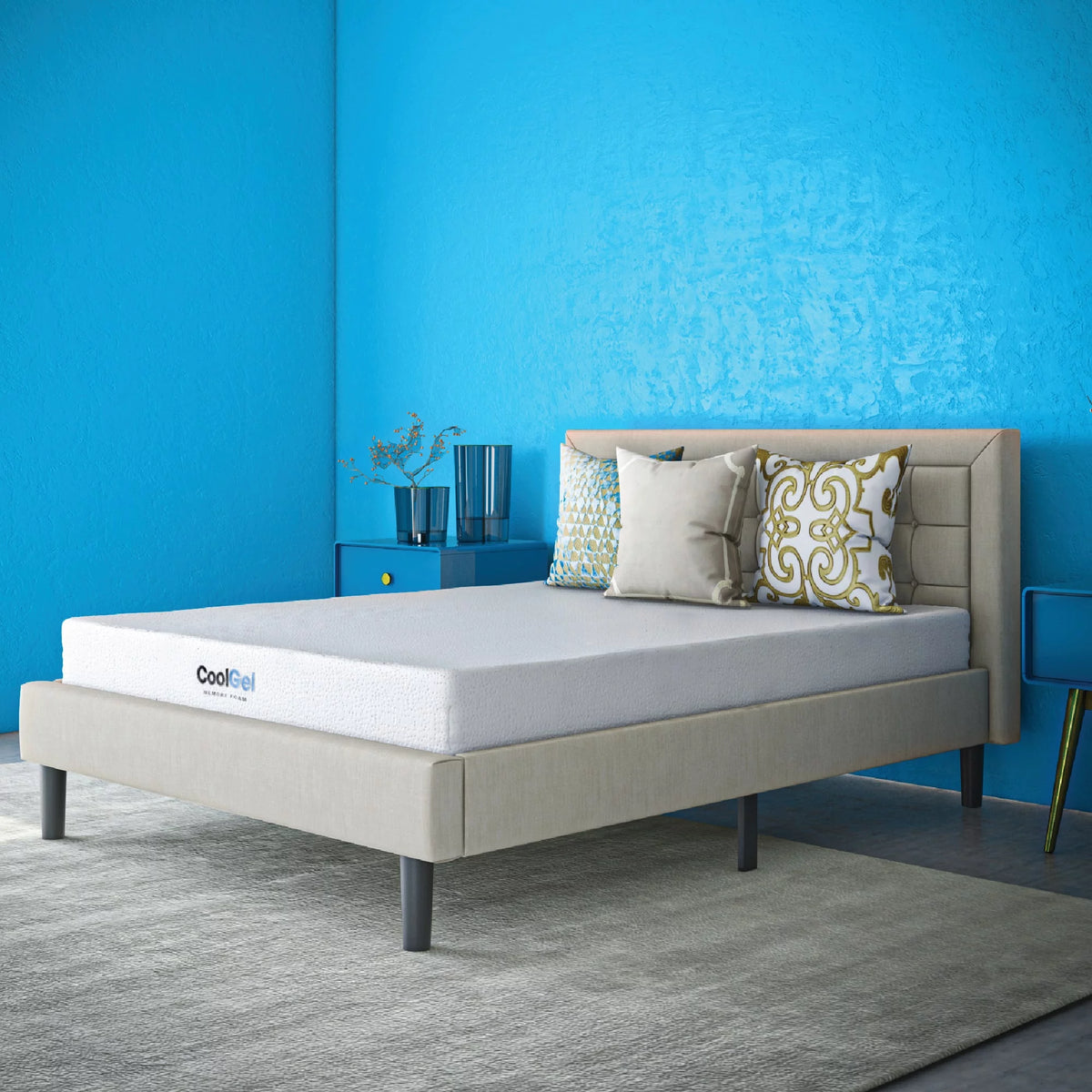 8 Gel Memory Foam Short Queen Mattress B649279