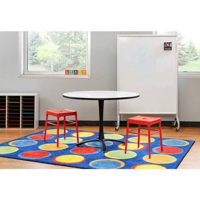Black Steel Guest Stool F255114