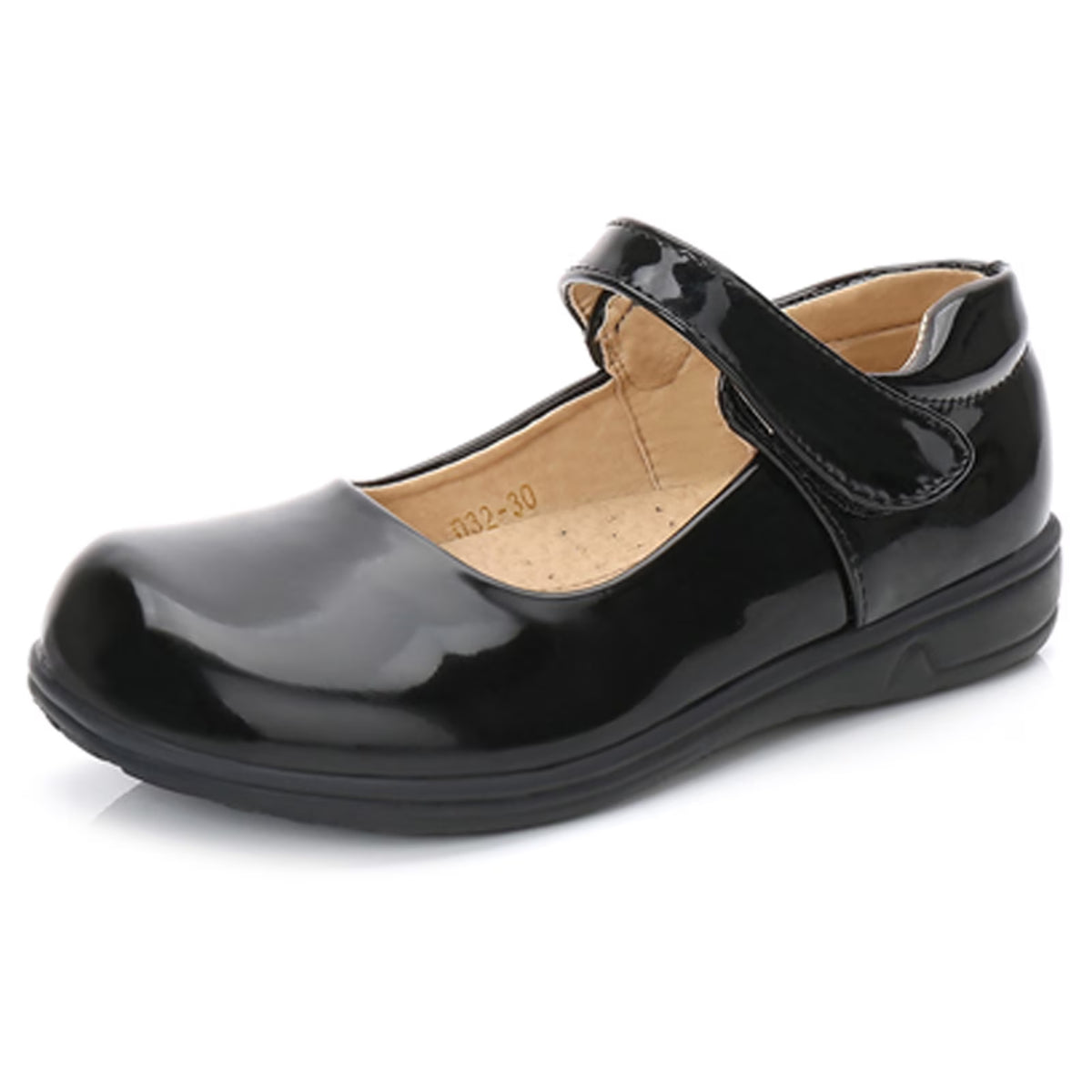 Black Mary Jane Flats School Uniform Dress Shoes M872