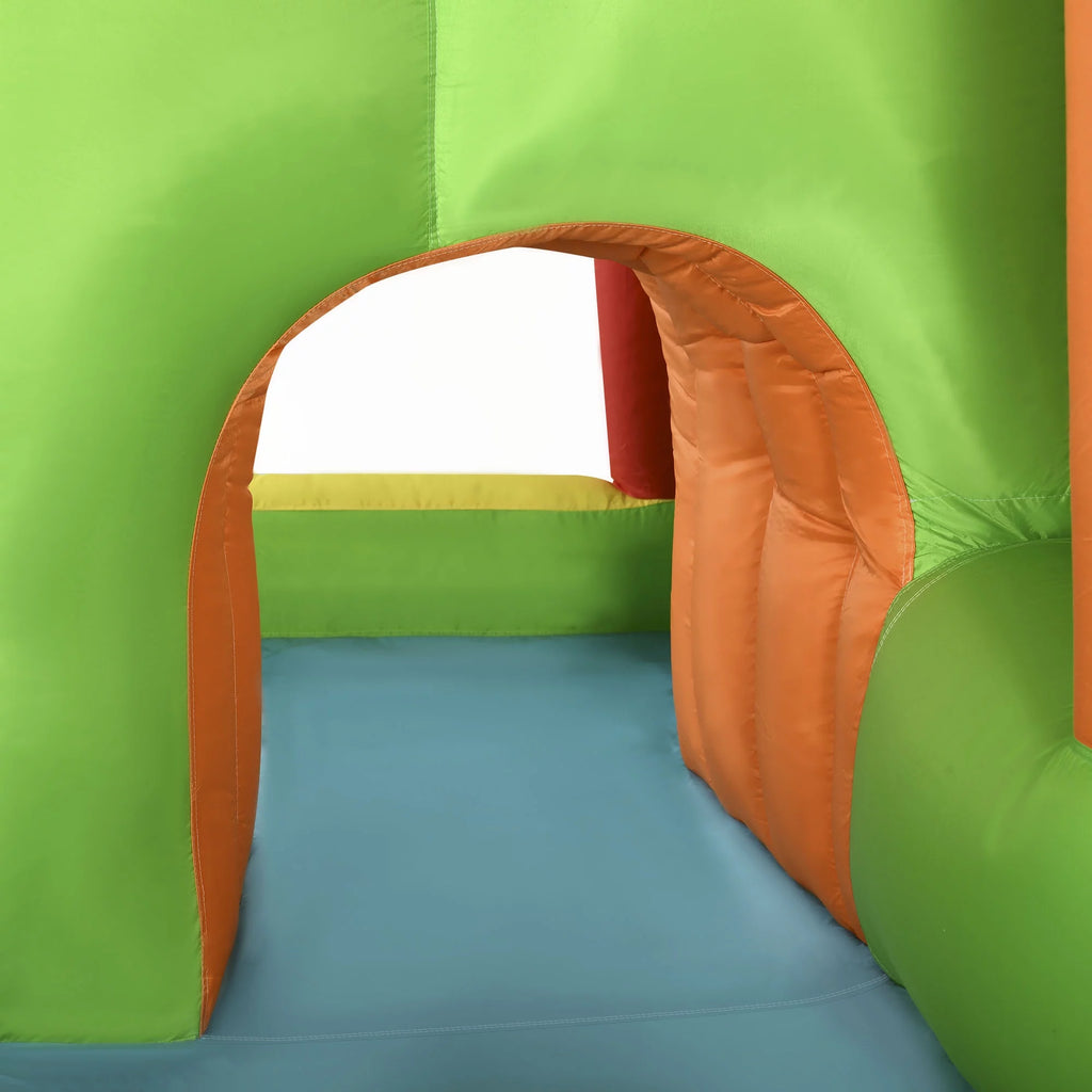 7-in-1 Inflatable Water Slide Bounce House with Carry Bag O4803