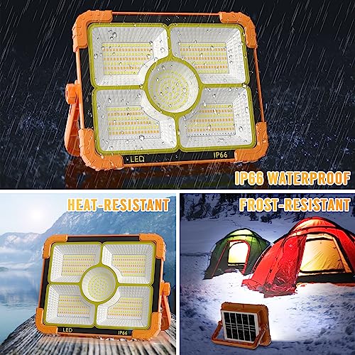 100W LED Solar Work Light, 10000LM Magnetic Worklight, IP66 Waterproof U169523