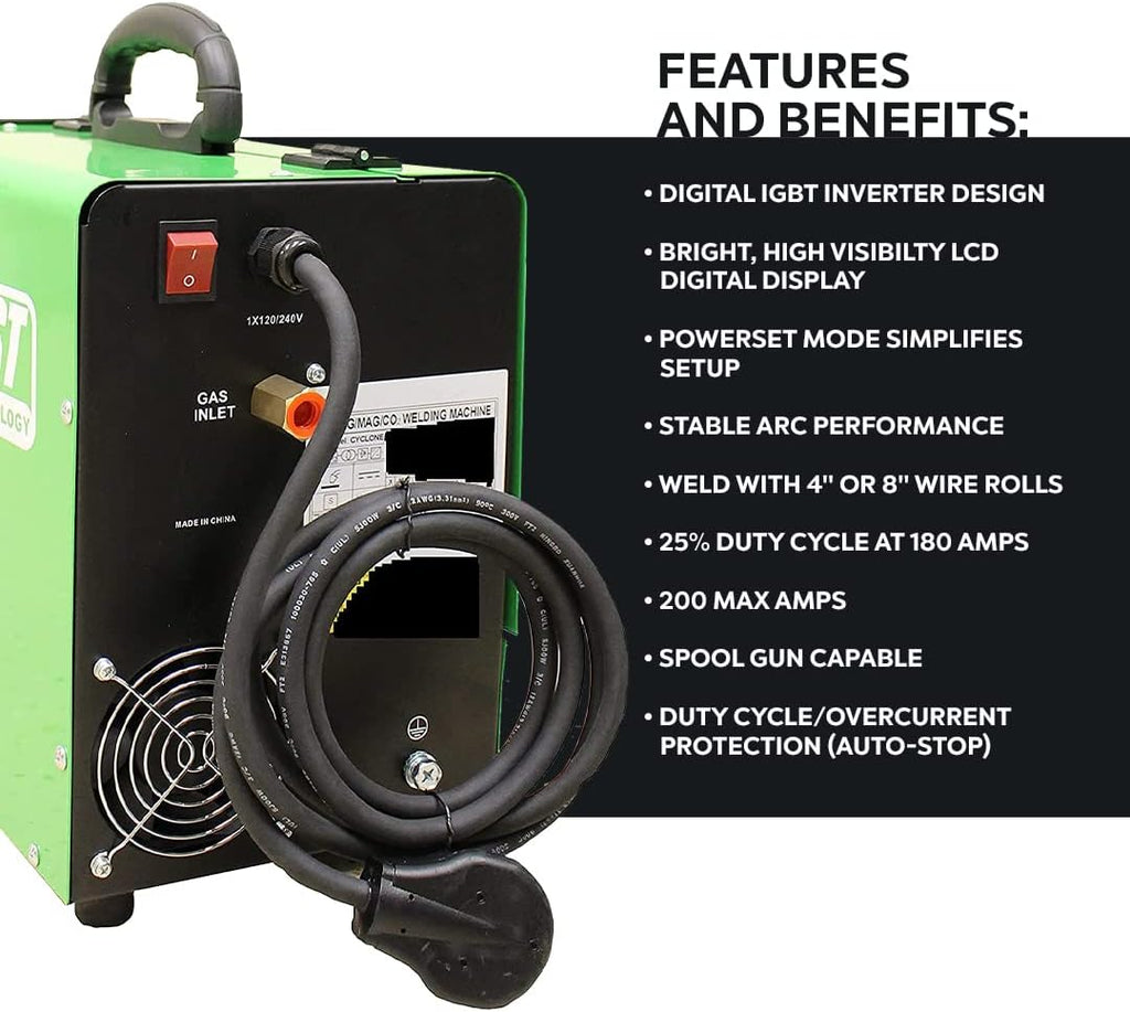 MIG Welder 180a 110/220v W8257