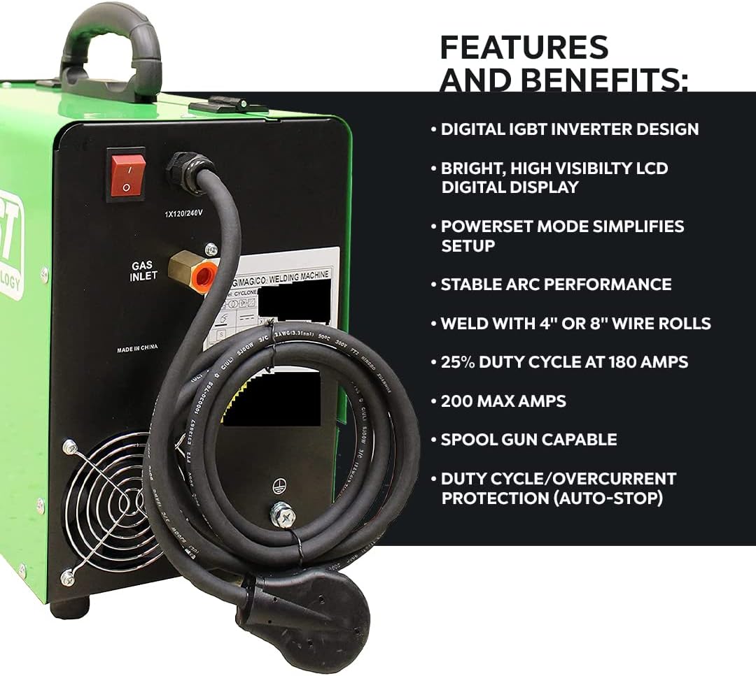 MIG Welder 180a 110/220v W8257