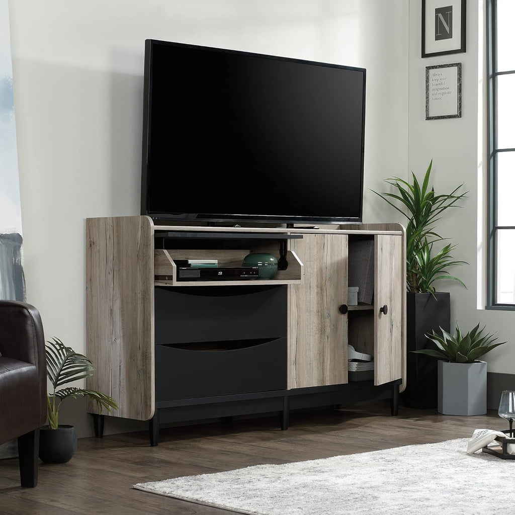 TV & Media Credenza with Drawers, Split Oak Finish P272412