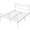 Queen Size Black Metal Platform Bed D59534