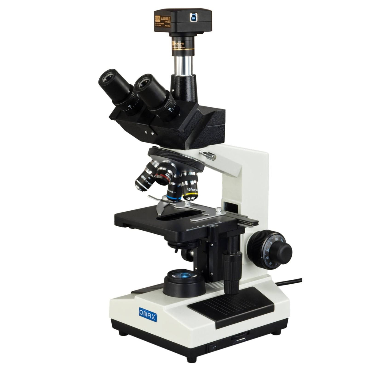 40X-2000X 5MP USB 3.0 Digital Compound Trinocular LED Biological Microscope F843410