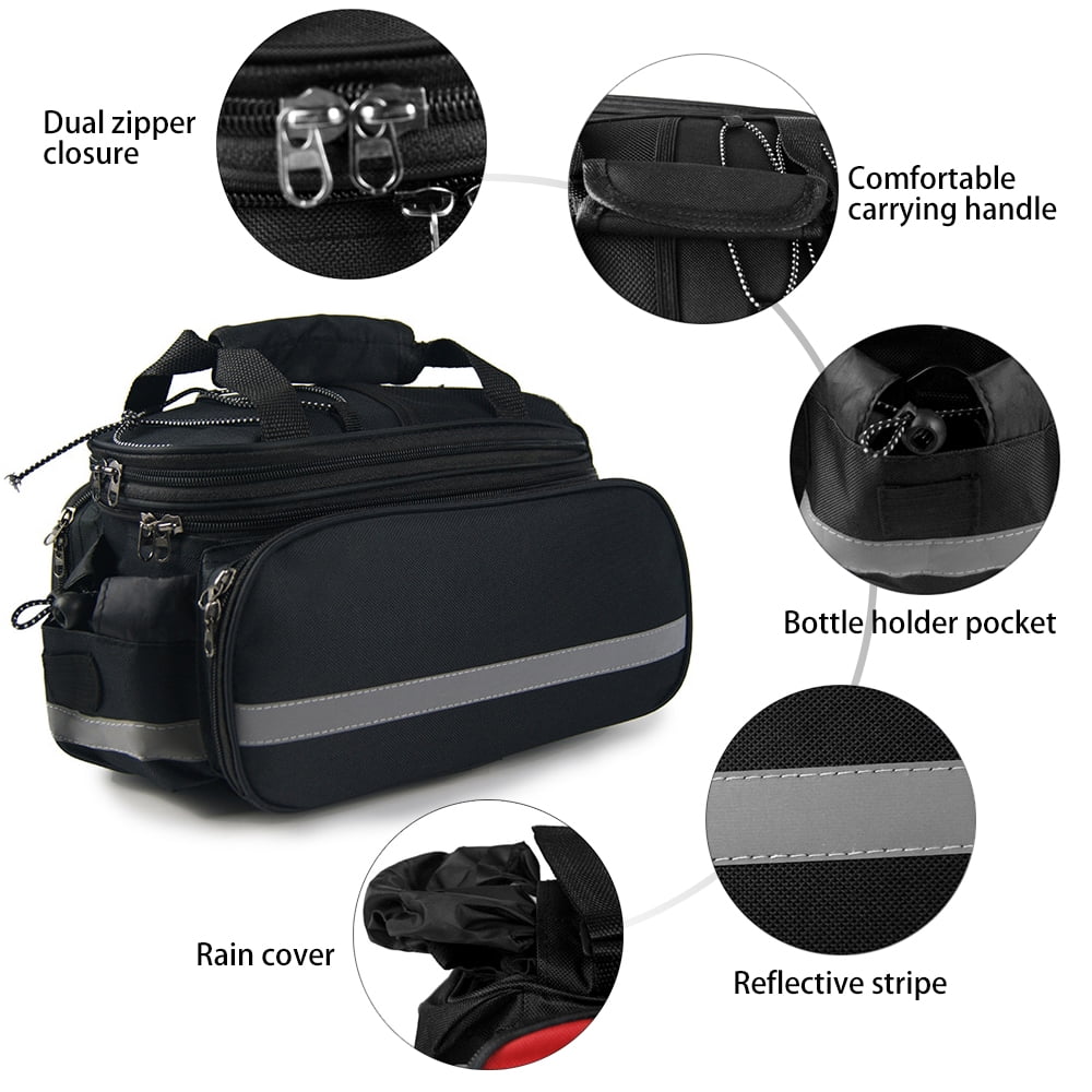 MTB Bike Rack Bag with Rain Cover G7888