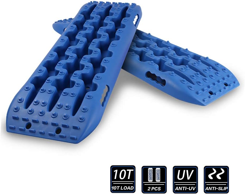 Black Slim 4WD Traction Tracks Mat Pack of 2 U68778