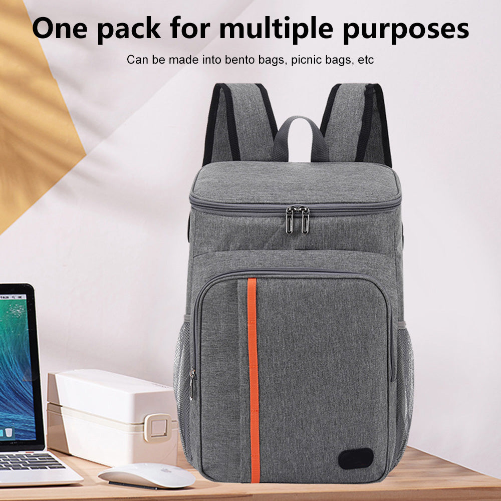 Insulated Cooler Backpack, Navy blue Y297