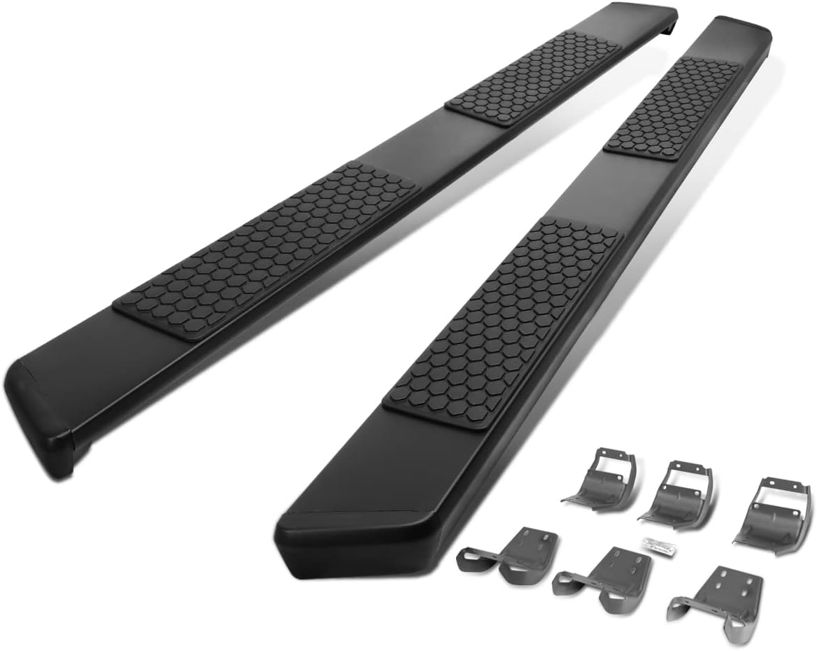 5.5 Inches Stainless Steel Black Powdercoated Side Step Nerf Bar Running Boards O2121