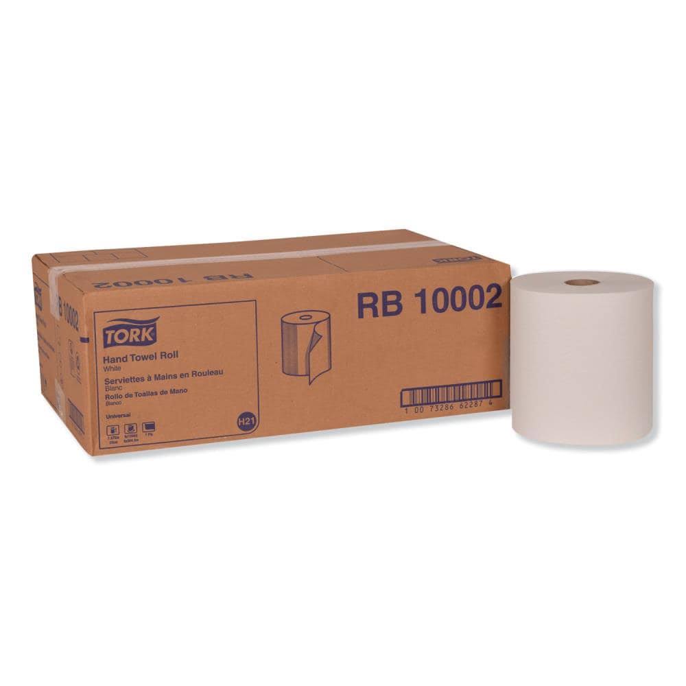 1-Ply White Hardwound Roll Towel, 6/Carton Z6332
