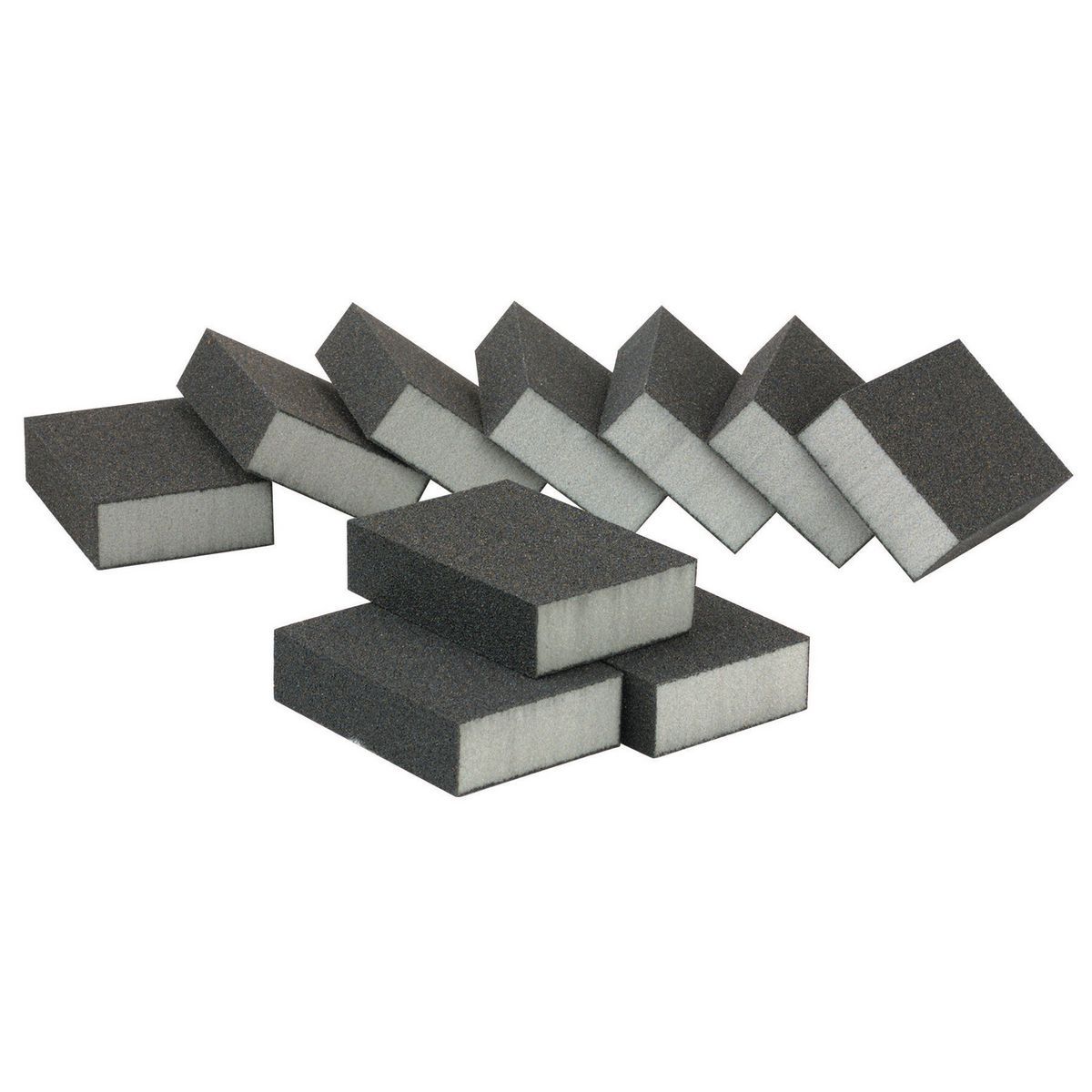 Aluminum Oxide Sanding Sponges Coarse 10 Pack T726