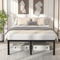 Metal Platform Bed Frame with Built-in Storage Full Size C996