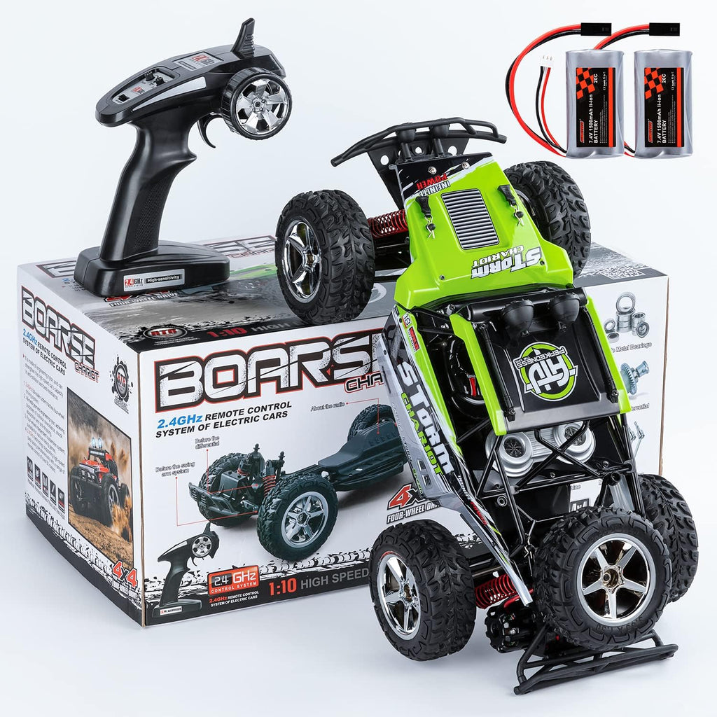 1:10 Scale 4WD RC Truck with 2 Rechargeable Batteries X749