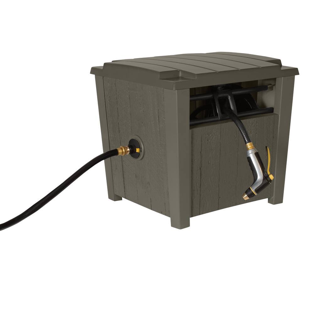 Farmhouse Hideaway Hose Reel Box I64168