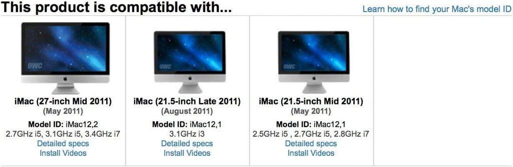 1TB SSD Upgrade Bundle for iMacs M63559