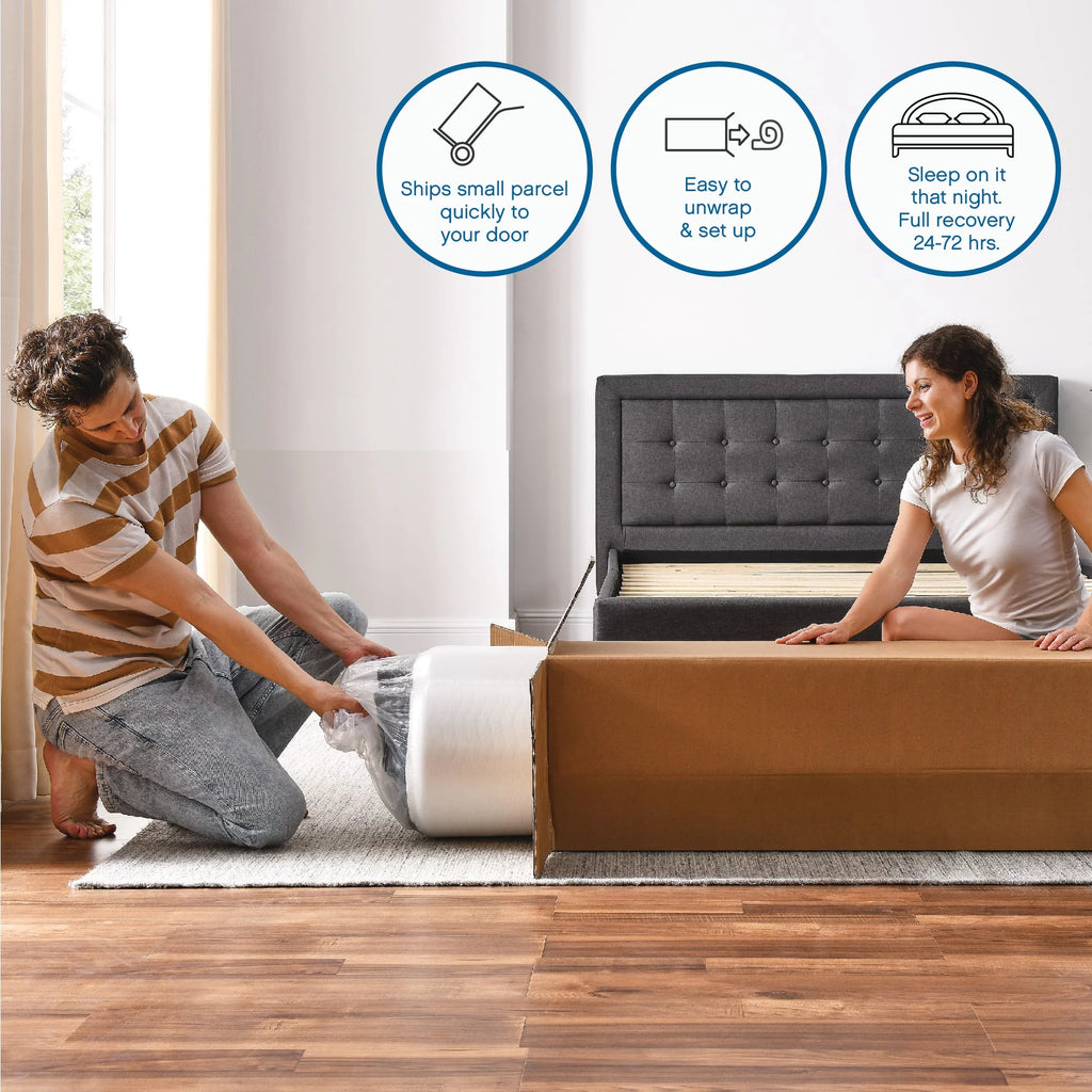 8 Gel Memory Foam Short Queen Mattress B649279