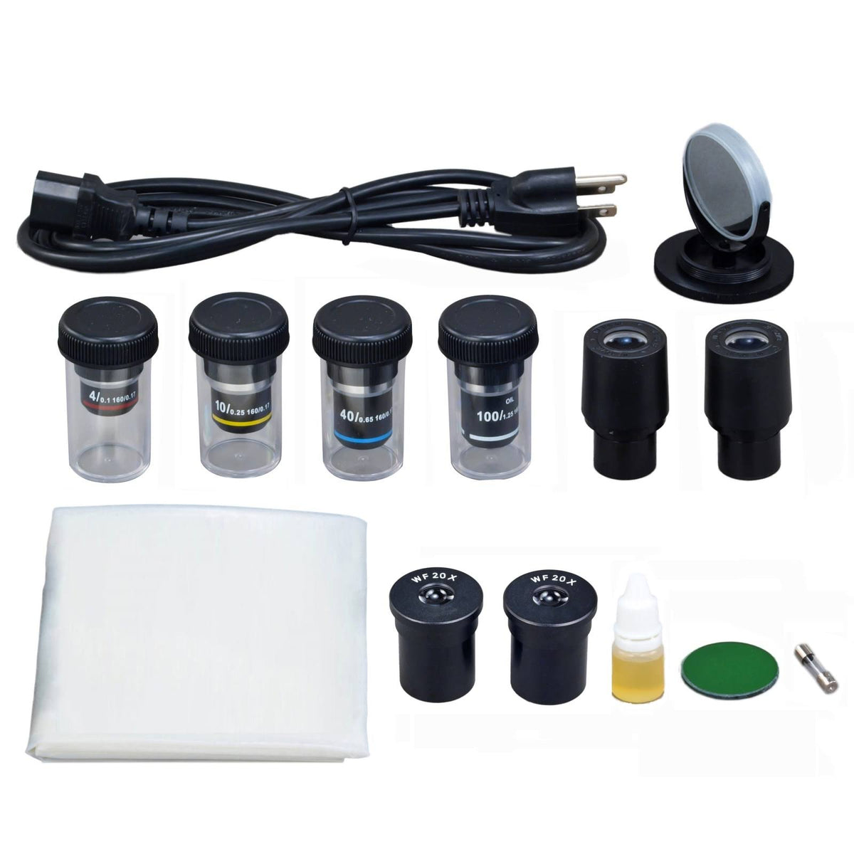 40X-2000X 5MP USB 3.0 Digital Compound Trinocular LED Biological Microscope F843410