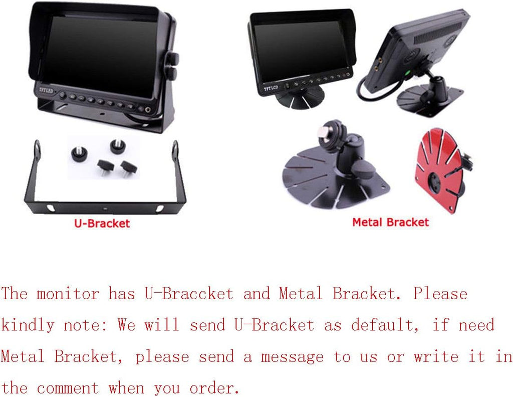 9 inch DVR Monitor with Quad Split Screen, 4 x Side Cameras + 1 x Backup Camera, HD Colour IP69K & 10G Vibration Camera System O62248