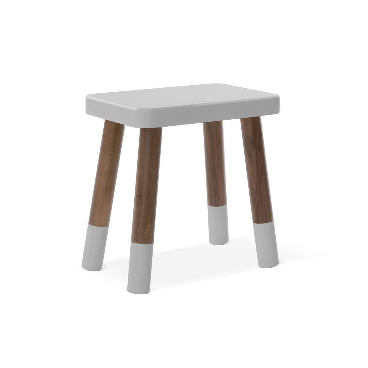Orange/Walnut Wood Kids Chairs (Set of 2) D5300